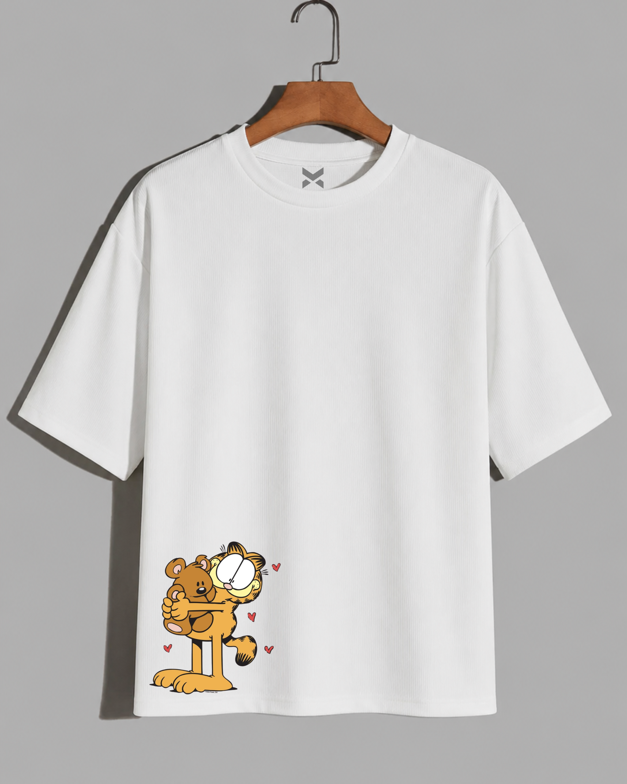venomx-white-garfield-hug-oversized-tee-front