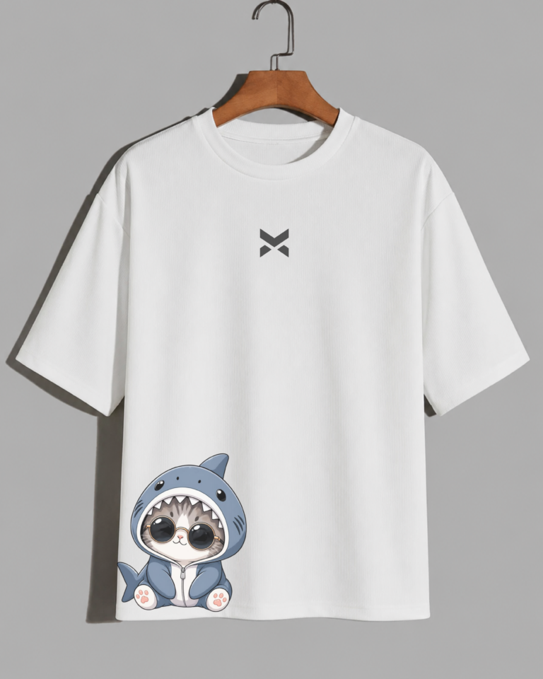 venomx-shark-cat-oversized-tee